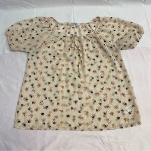 Forever 21 Sheer Elephant Print Blouse – Size Small